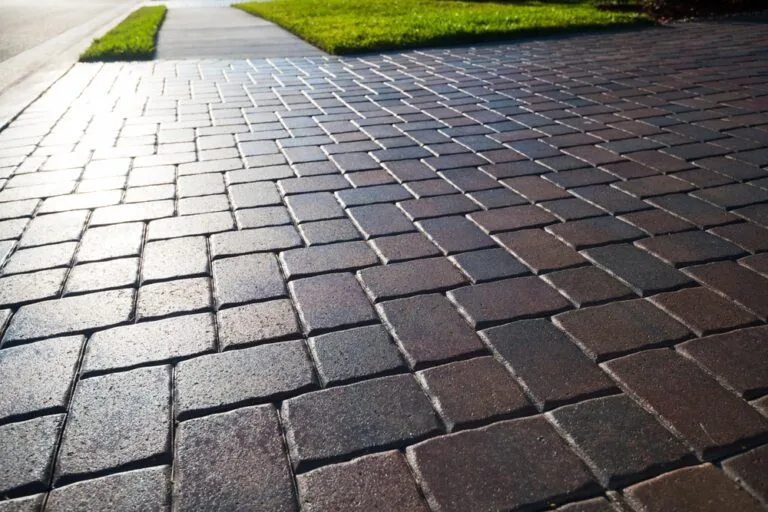freshly laid and sealed block paving in Liverpool