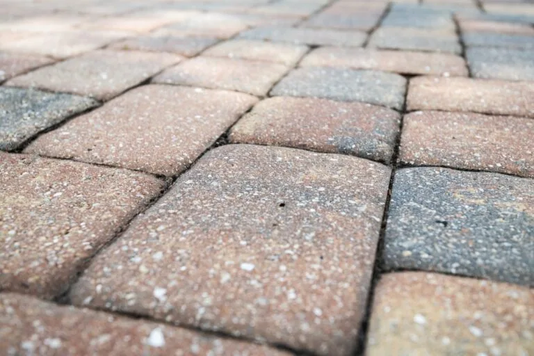 Red block paving installed on Warrington home